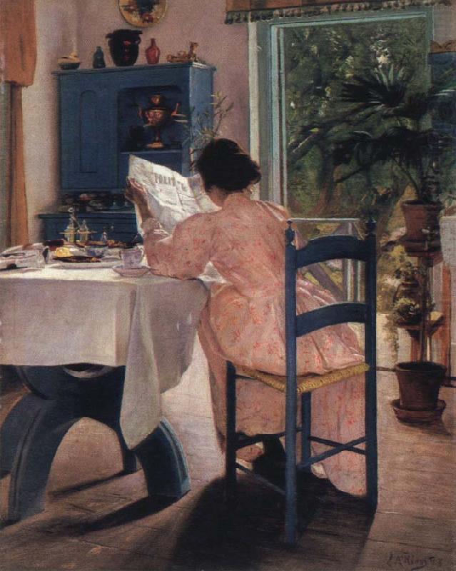 at breakfast, Laurits Andersen Ring